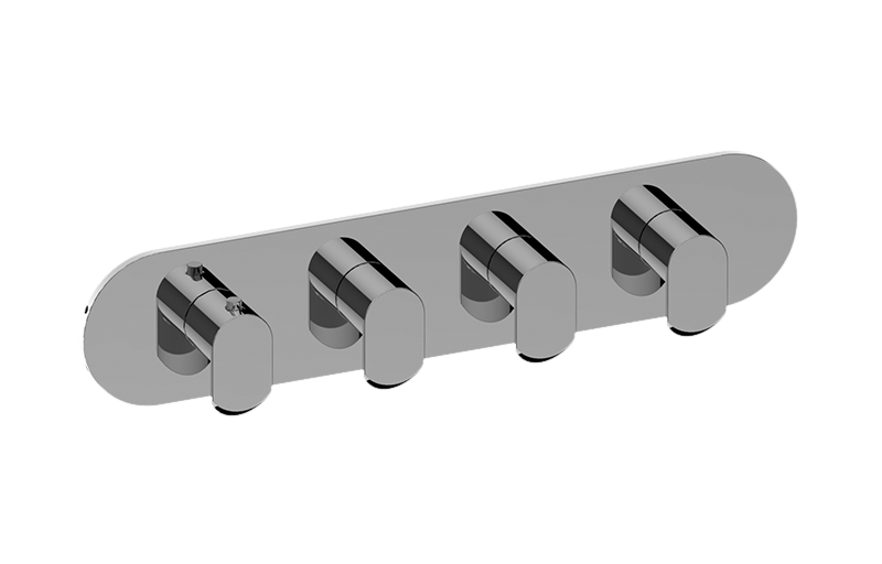 M-Series Valve Horizontal Trim with Four Handles