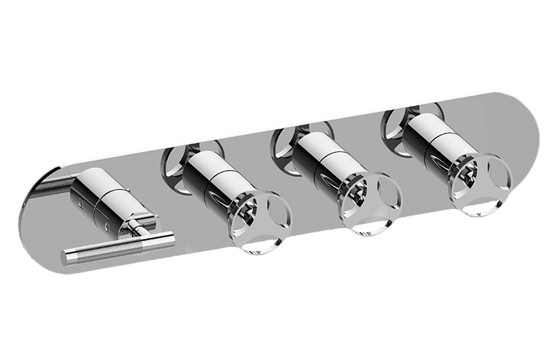 M-Series Valve Horizontal Trim with Four Handles