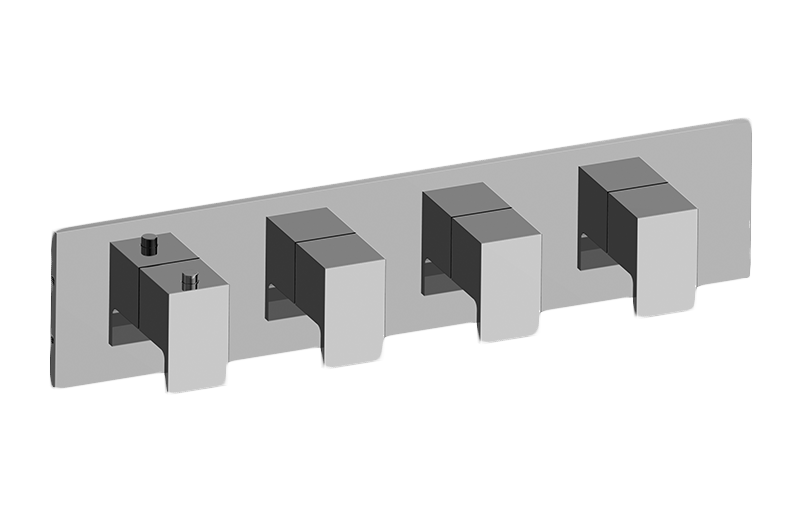 Solar M-Series Valve Horizontal Trim with Four Handles