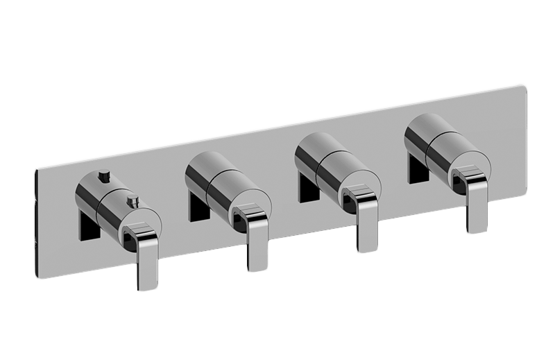 Immersion M-Series Valve Horizontal Trim with Four Handles