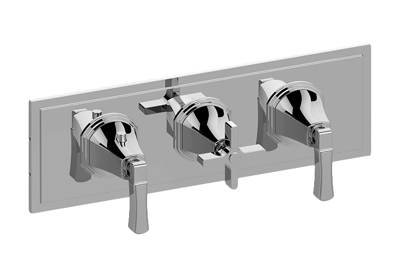 M-Series Valve Horizontal Trim with Three Handles