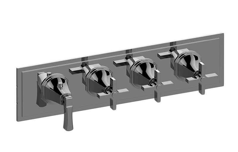 M-Series Valve Horizontal Trim with Four Handles