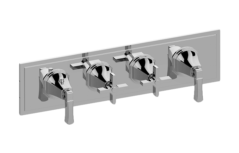 M-Series Valve Horizontal Trim with Four Handles