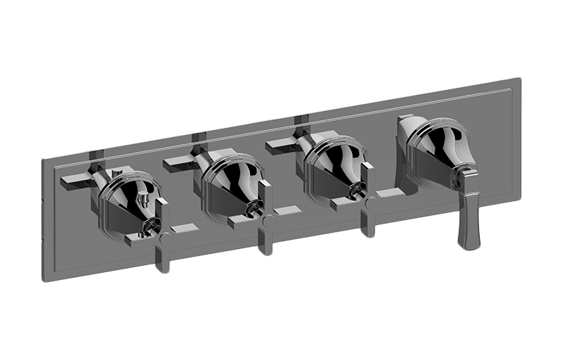 M-Series Valve Horizontal Trim with Four Handles