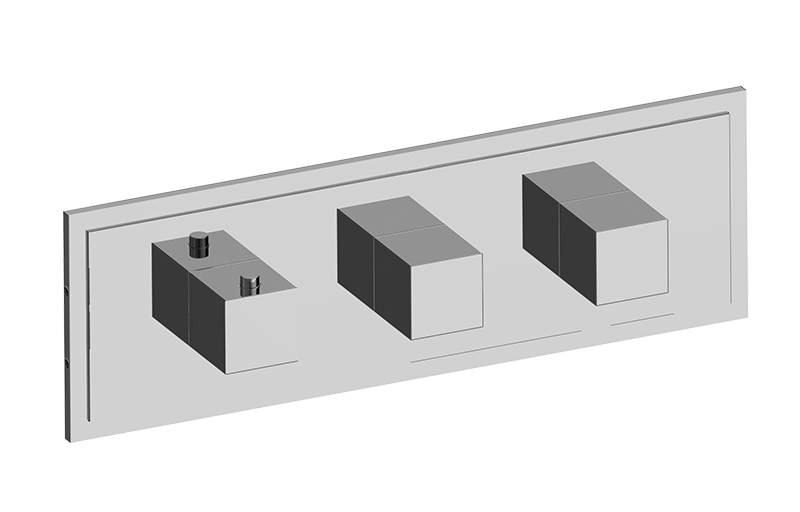 Transitional M-Series Valve Trim with Three Handles