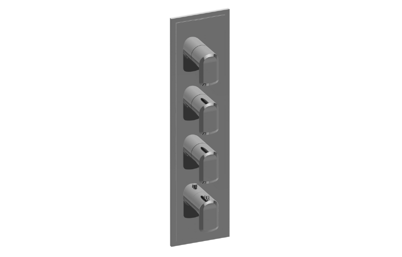 Transitional M-Series Valve Trim with Four Handles