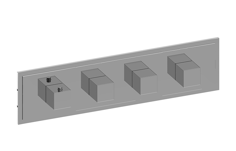 Transitional M-Series Valve Trim with Four Handles