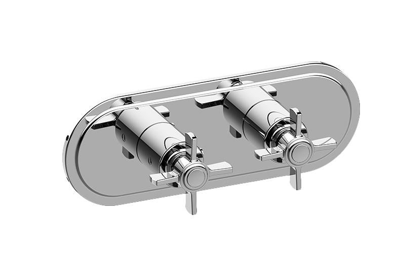 M-Series Valve Horizontal Trim with Two Handles 