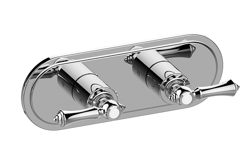 Adley M-Series Valve Horizontal Trim with Two Handles