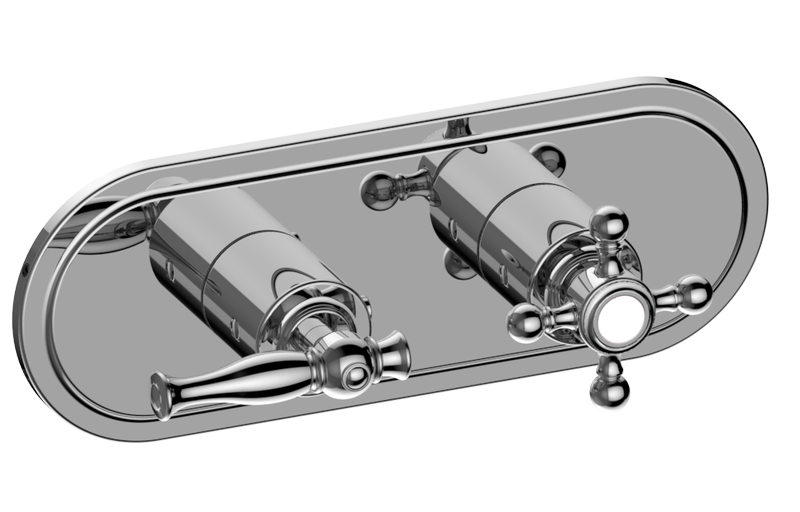 Lauren M-Series Valve Horizontal Trim with Two Handles