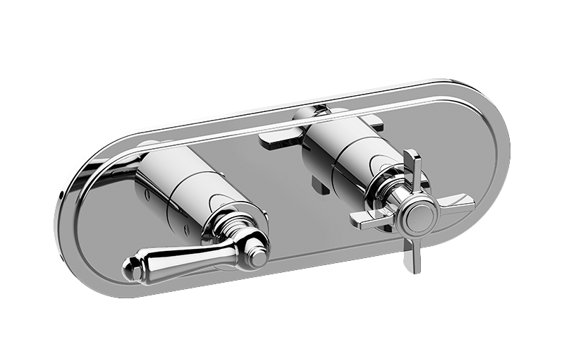 M-Series Valve Horizontal Trim with Two Handles 