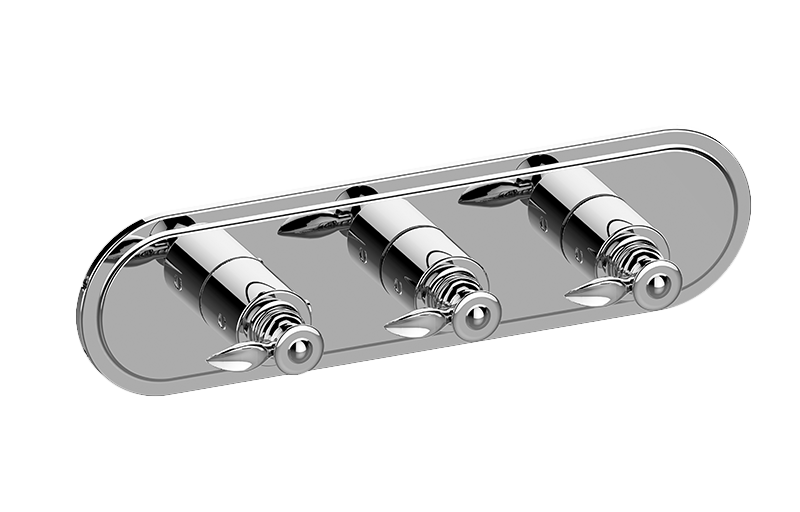 Topaz M-Series Valve Horizontal Trim with Three Handles