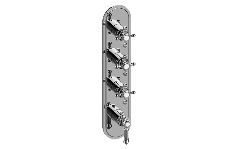 Adley M-Series Valve Trim with Four Handles