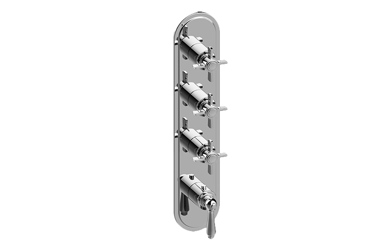 M-Series Valve Trim with Four Handles