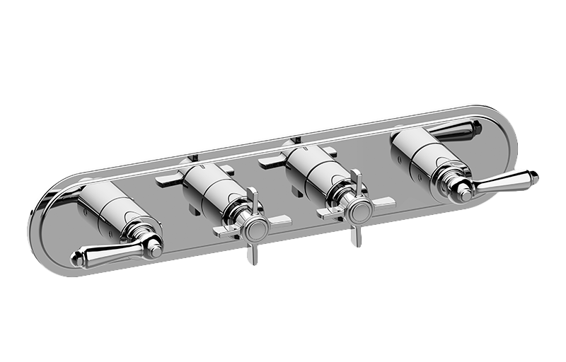 M-Series Valve Horizontal Trim with Four Handles