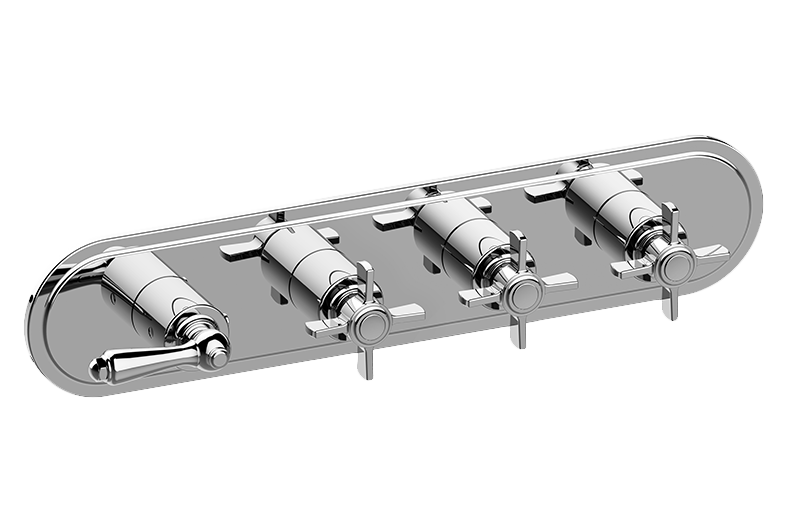 M-Series Valve Horizontal Trim with Four Handles