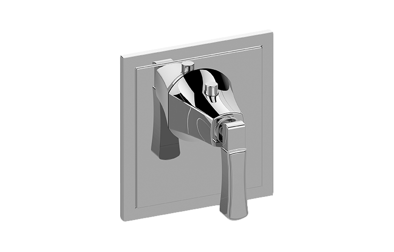 Finezza DUE Thermostatic Valve Trim Plate and Handle