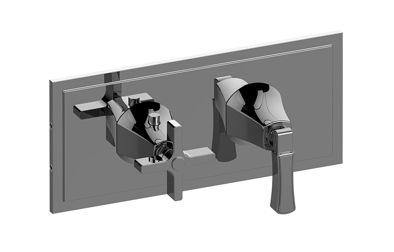 M-Series Valve Horizontal Trim with Two Handles