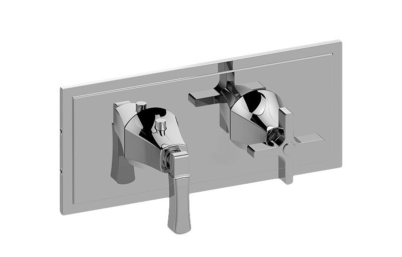 M-Series Valve Horizontal Trim with Two Handles 