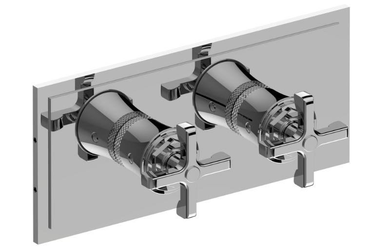 Vignola M-Series Valve Horizontal Trim with Two Handles