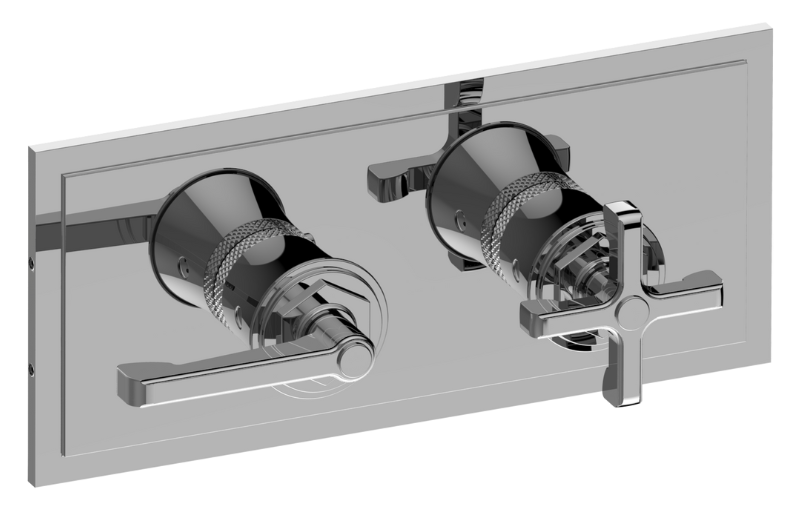 Vignola M-Series Valve Horizontal Trim with Two Handles