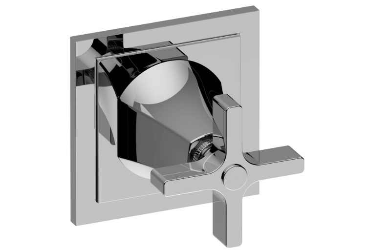 Finezza DUE Two-Way Diverter Valve Trim Plate and Handle