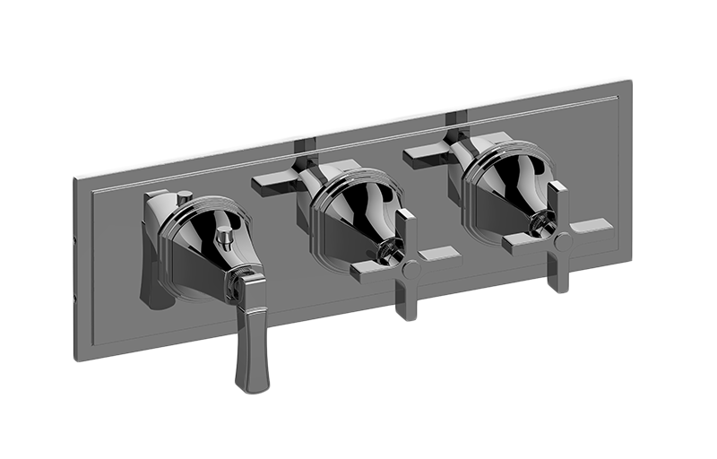 M-Series Valve Horizontal Trim with Three Handles