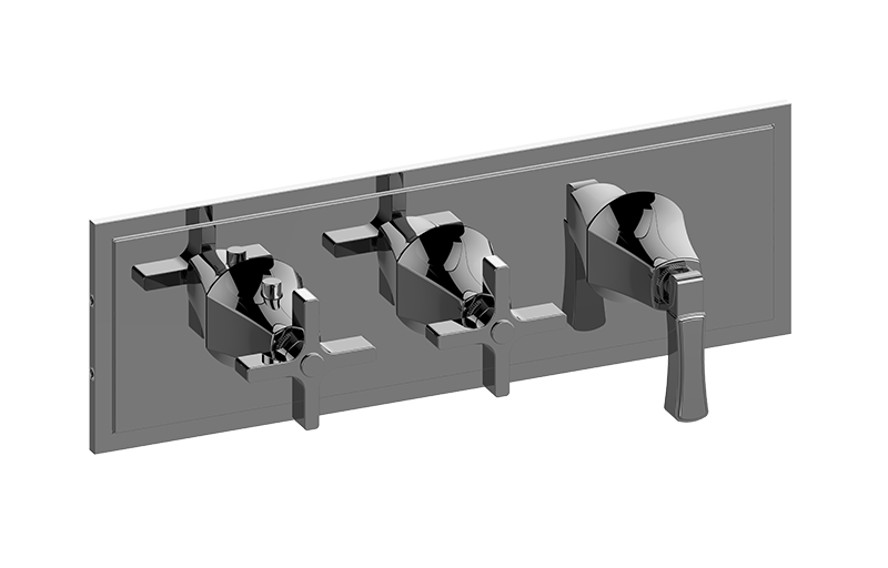 M-Series Valve Horizontal Trim with Three Handles