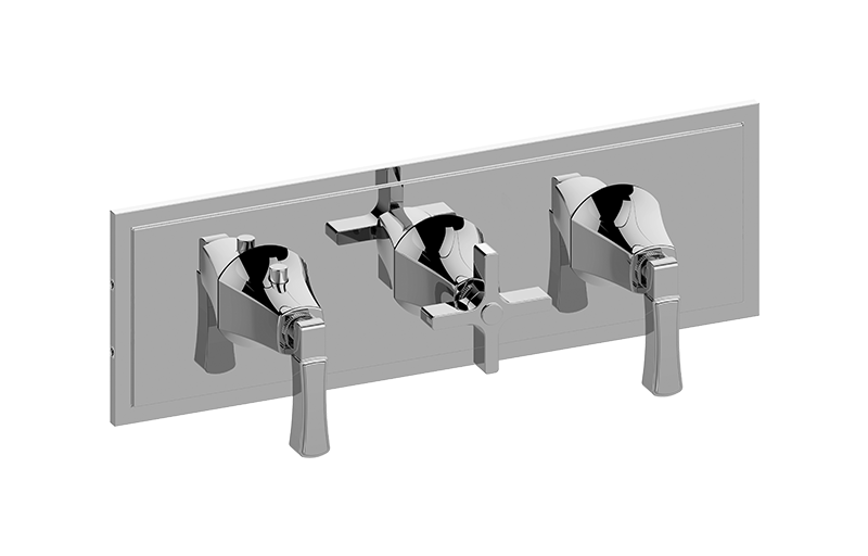 M-Series Valve Horizontal Trim with Three Handles 