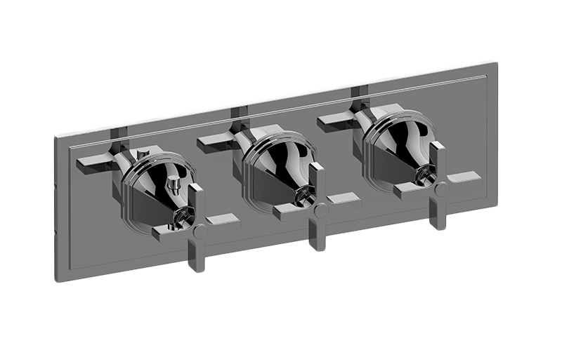 M-Series Valve Horizontal Trim with Three Handles