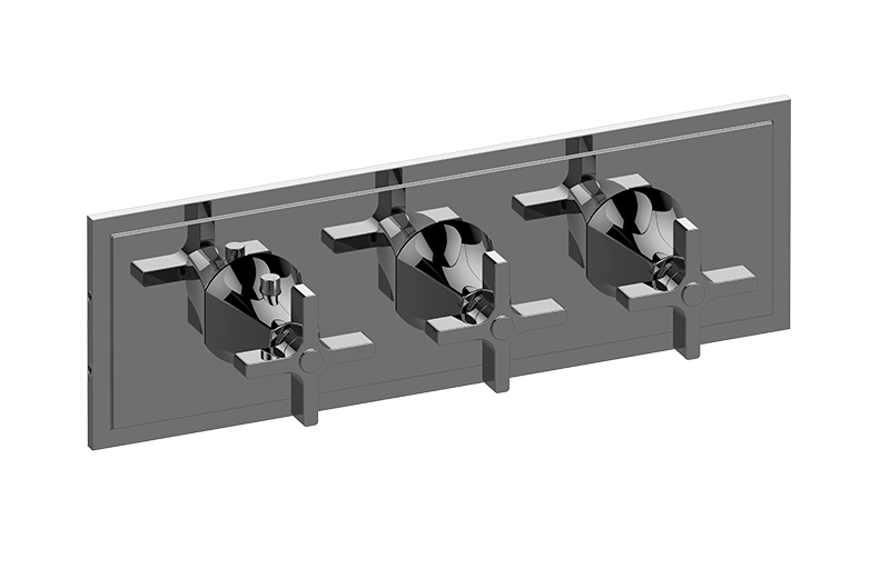 M-Series Valve Horizontal Trim with Three Handles