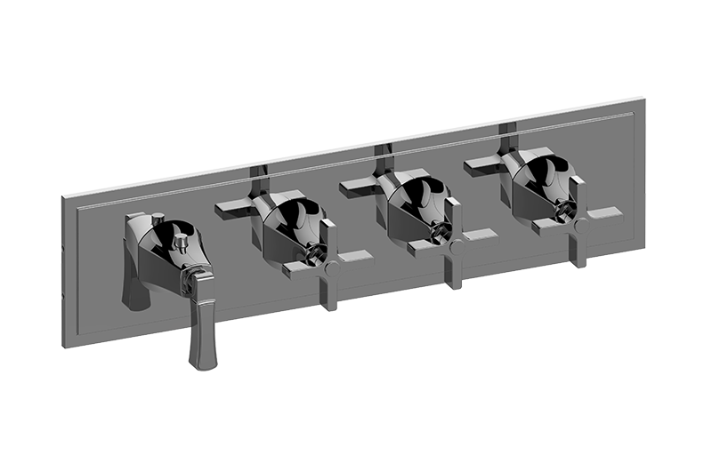 M-Series Valve Horizontal Trim with Four Handles