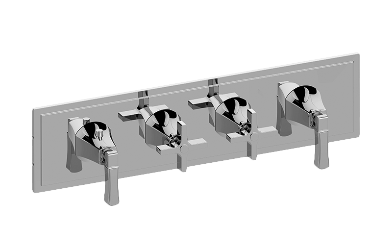 M-Series Valve Horizontal Trim with Four Handles