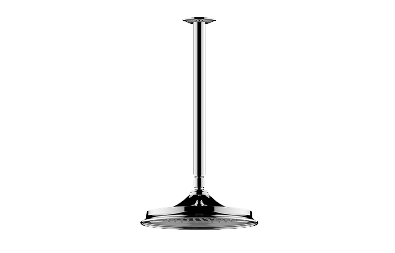 Traditional Showerhead with Ceiling Arm