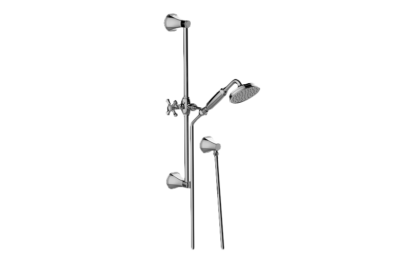 Finezza UNO Handshower w/Wall-Mounted Slide Bar