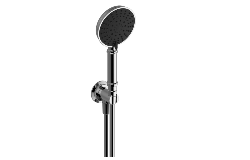 Transitional Handshower with Wall Bracket and Integrated Wall Supply Elbow
