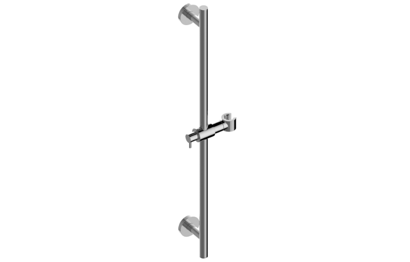 Contemporary Round Wall-Mounted Slide Bar