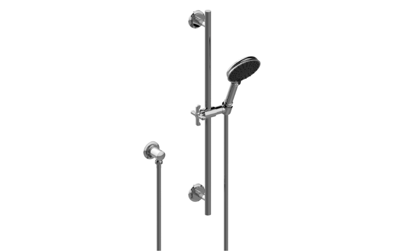 Vignola Handshower with Wall-Mounted Slide Bar