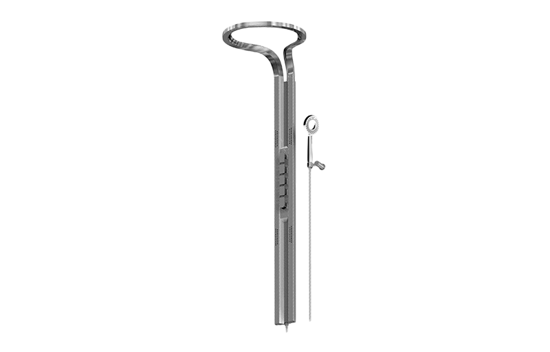 Thermostatic shower column