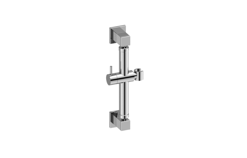 12” Square Grab Bar with Handshower Holder