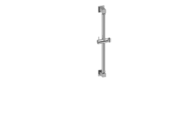 24” Square Grab Bar with Handshower Holder