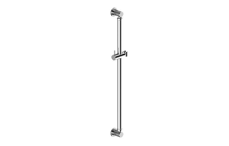 32” Round Grab Bar with Handshower Holder