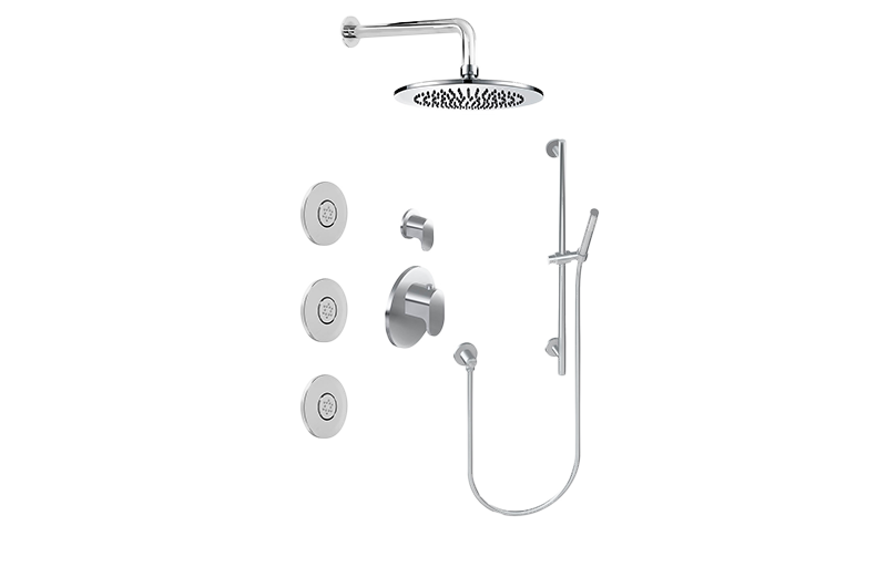 M-Series Full Thermostatic Shower System with Diverter Valve