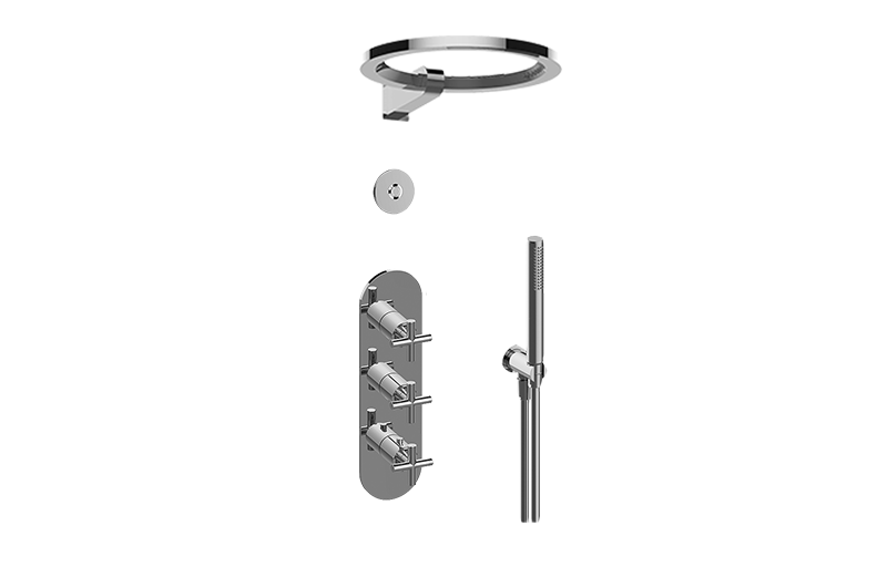 M-Series Thermostatic Shower System - Ametis Ring