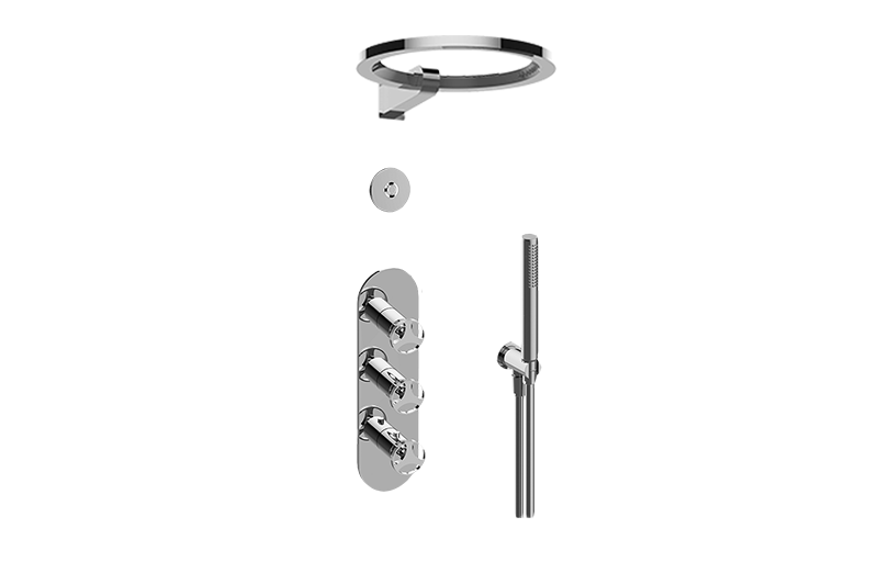 M-Series Thermostatic Shower System - Ametis Ring