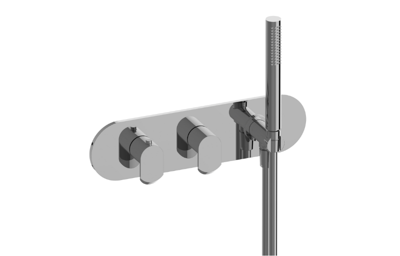 Wall-Mounted M-Series Thermostatic System - Handshower (Trim)