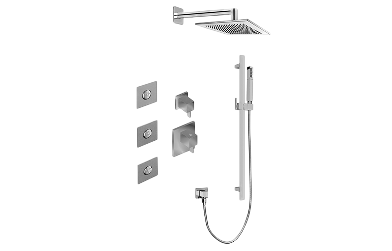 M-Series Full Thermostatic Shower System with Diverter Valve