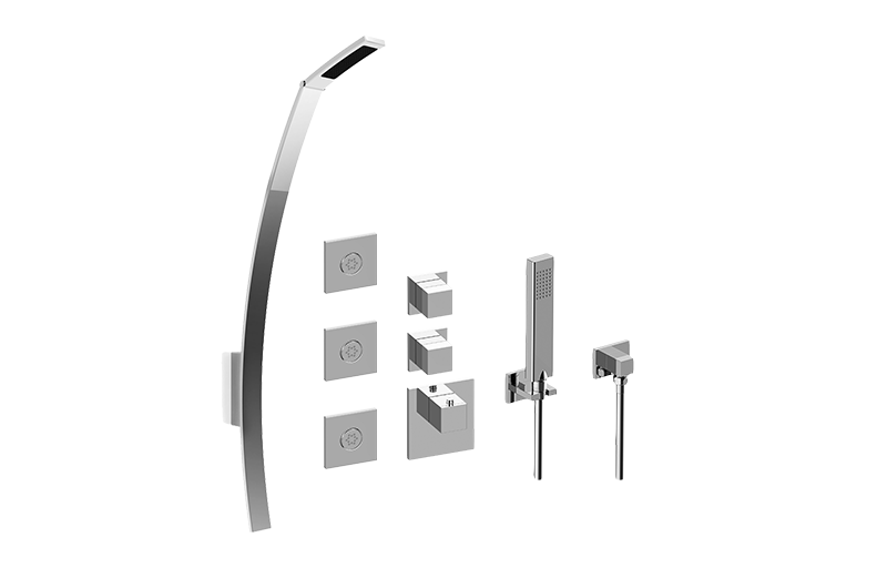 Luna M-Series Full Thermostatic Shower System