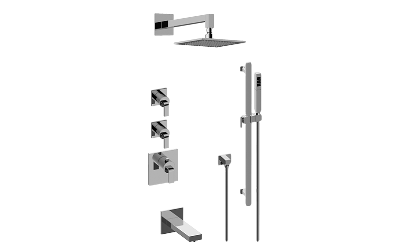 Immersion M-Series Thermostatic Shower System - Tub and Shower with Handshower