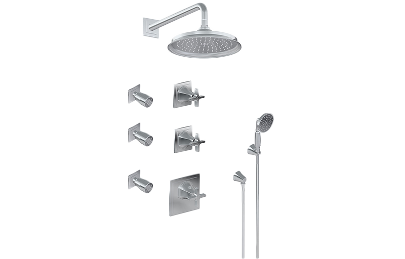 M-Series Full Thermostatic Shower System (Rough & Trim)